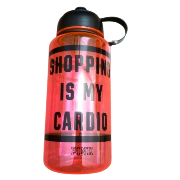Victoria's Secret PINK Shopping Is My Cardio Campus Water Bottle - Picture 1 of 5
